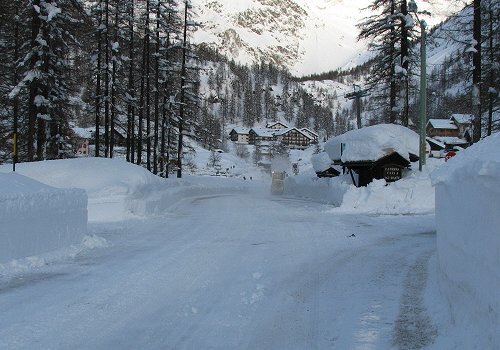 La straordinaria nevicata a Gressoney La Trinit�