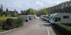 Chenonceaux: l'accogliente parcheggio riservato ai camper