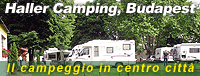 Camping Haller, Budapest. Il campeggio nel centro della capitale