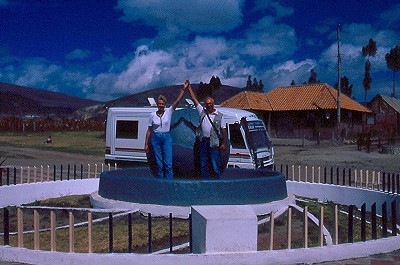 Passaggio all'equatore, in Ecuador