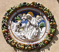 Madonna su un portale di Montepulciano