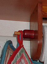 Particolare del porta presine