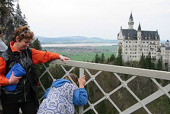 Sul ponte 'Marienbrucke'