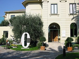 L'ingresso del Museo dell'Olivo, presso la sede dell' "Olio Carli"