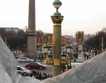Place de la Concorde dai Cancelli delle Tuileries