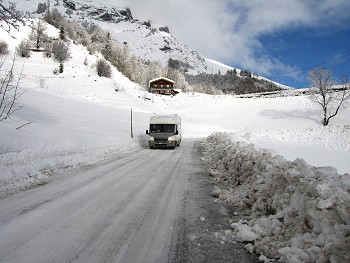 Scendendo dal Col de l'Aravis