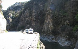 La discesa del col di Tenda sul versante Francese