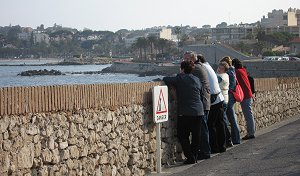 Oltre il muro, il golfo di Antibes