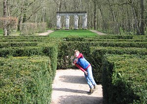 Chenonceaux: giocando nel labirinto del parco