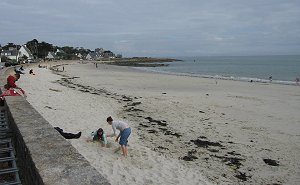 Carnac: spiaggia verso il mare aperto