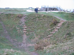 I crateri dei bombardamenti costieri