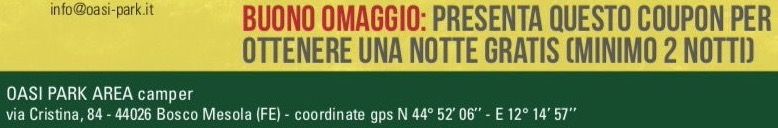 Apertura 13/6/2020 - Una notte gratis per te!