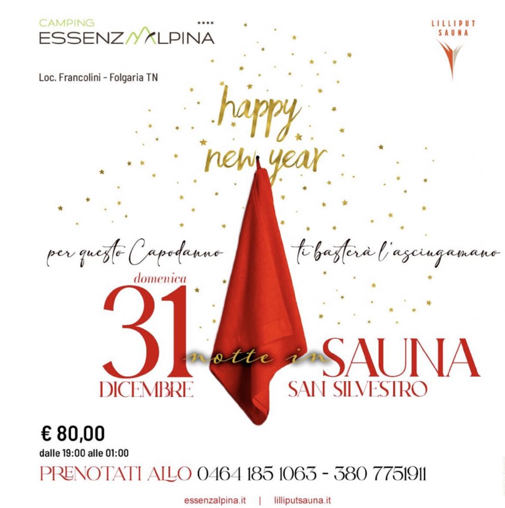 Inizia il 2024 in sauna...