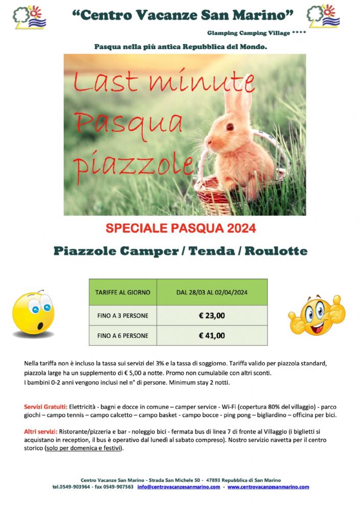 Pasqua nella Repubblica pi&ugrave; antica del mondo!