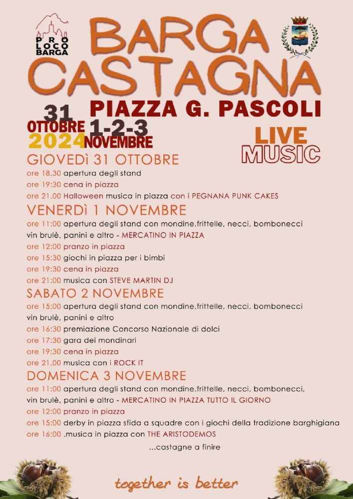 Festa della Castagna a Barga (Lucca)