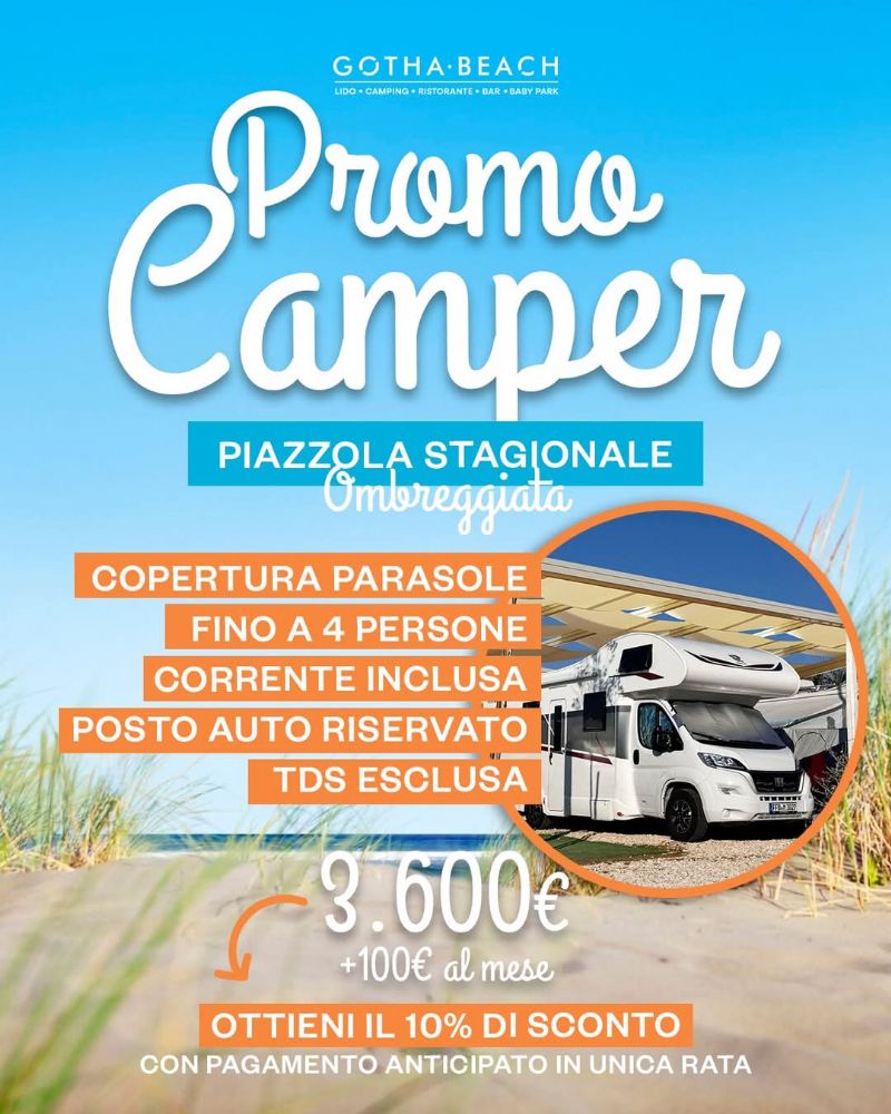 Promo camper e copertura parasole