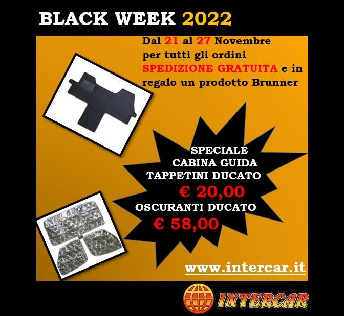 Offerte Black Week, tappetini Ducato a soli € 20,00!