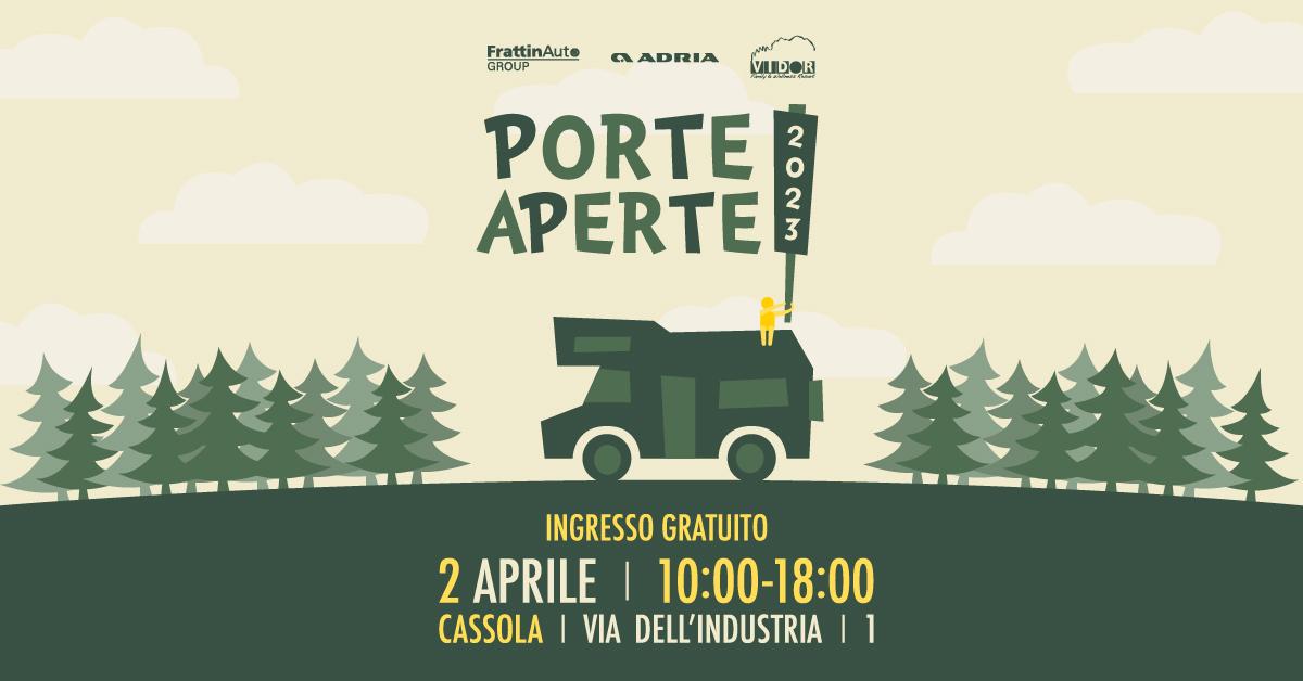 Porte Aperte: la prima fiera dedicata a Camper e Caravan di Frattin Auto!