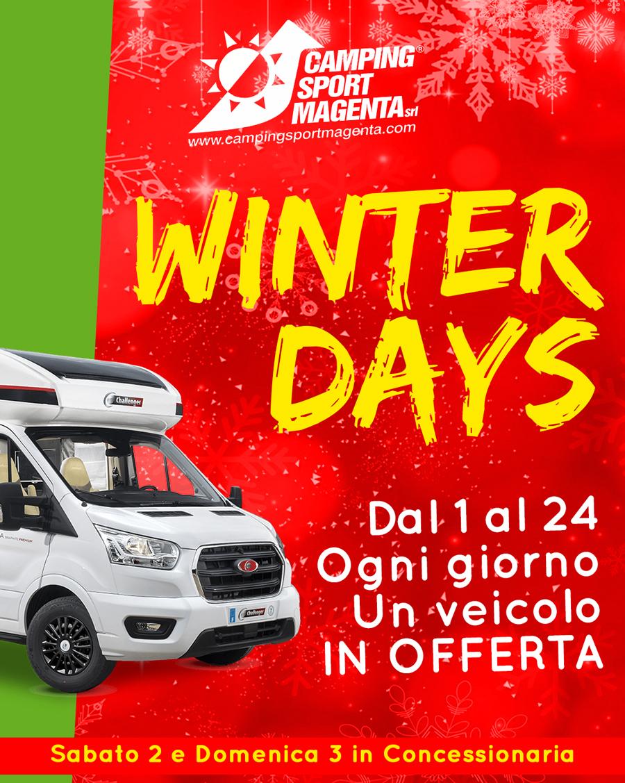 DA CAMPING SPORT MAGENTA INIZIANO I WINTER DAYS!!! 