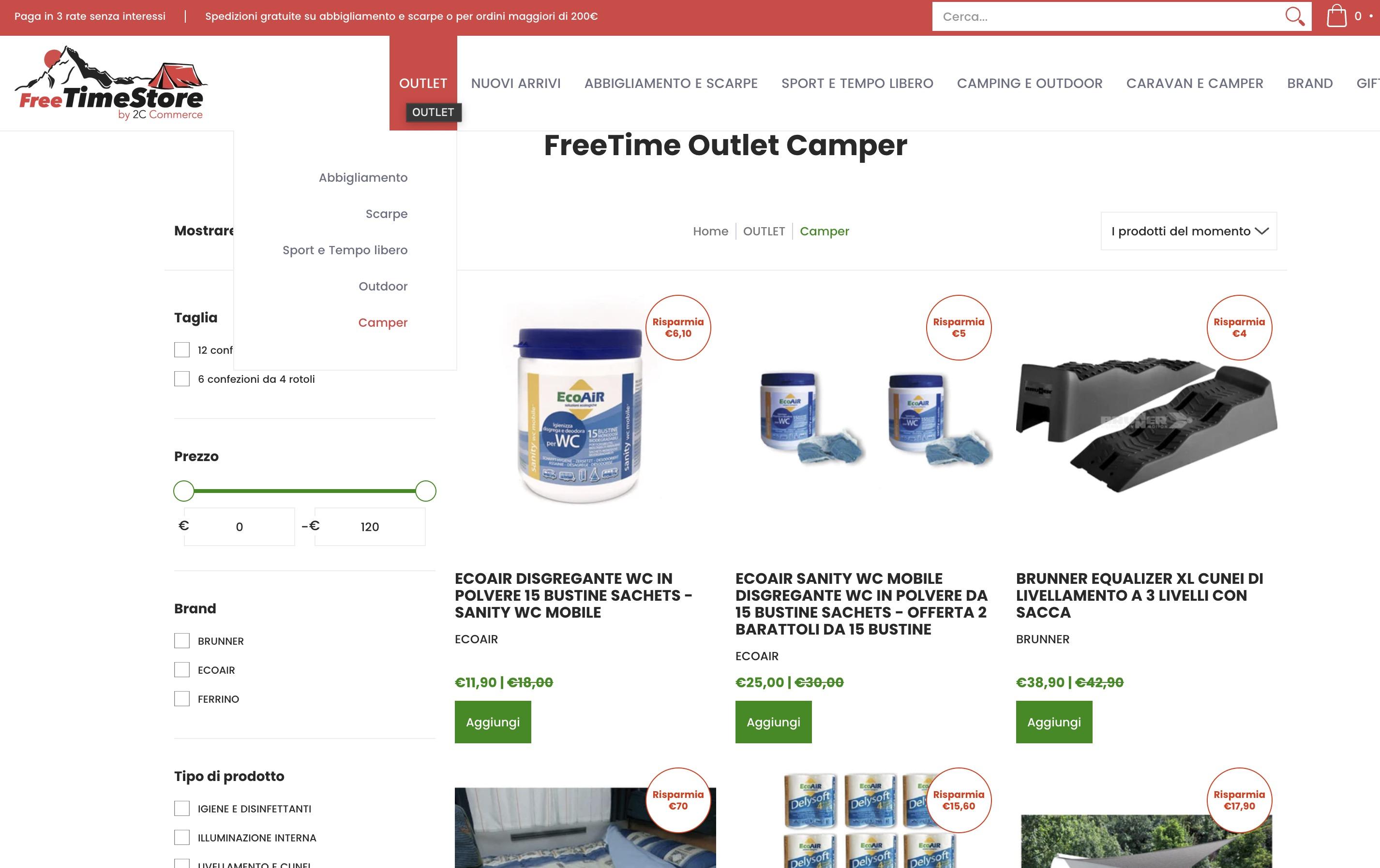 Non perdere le offerte del nostro outlet!