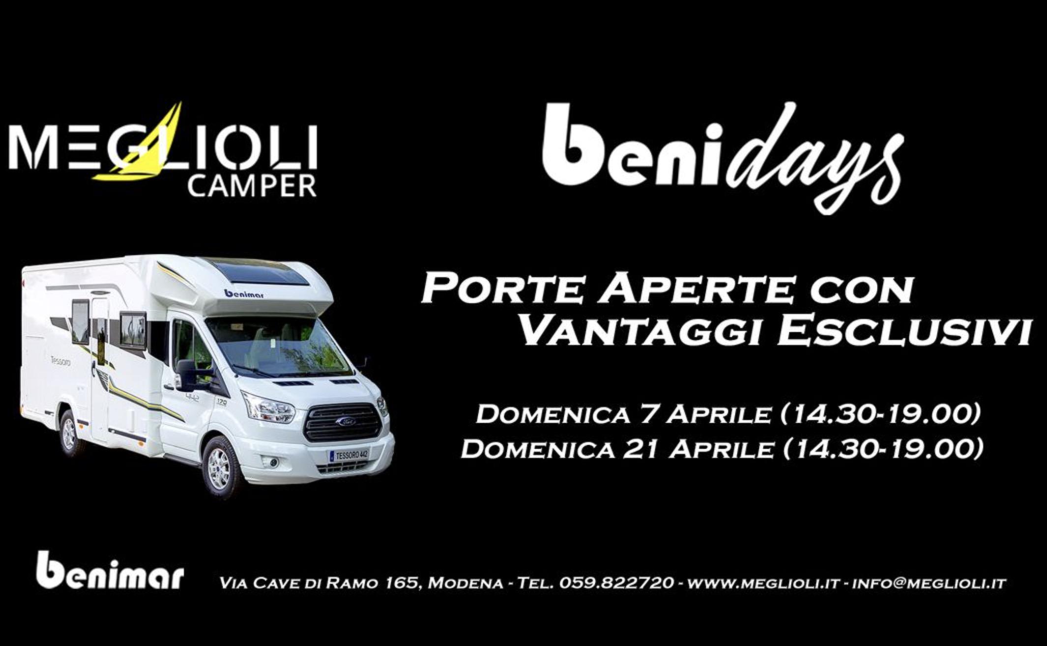 Benidays - apertura straordinaria domenica 7 aprile pom.