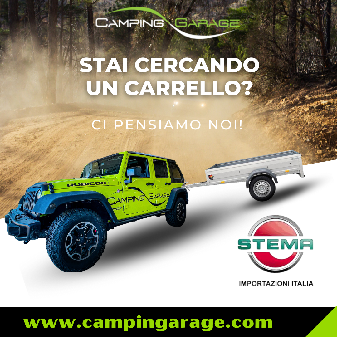 Camping Garage, non solo camper (carrelli Stema e ganci traino)