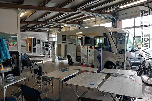 Barbera Caravan omaggia batteria al litio, sistema Wi-Fi e smart TV