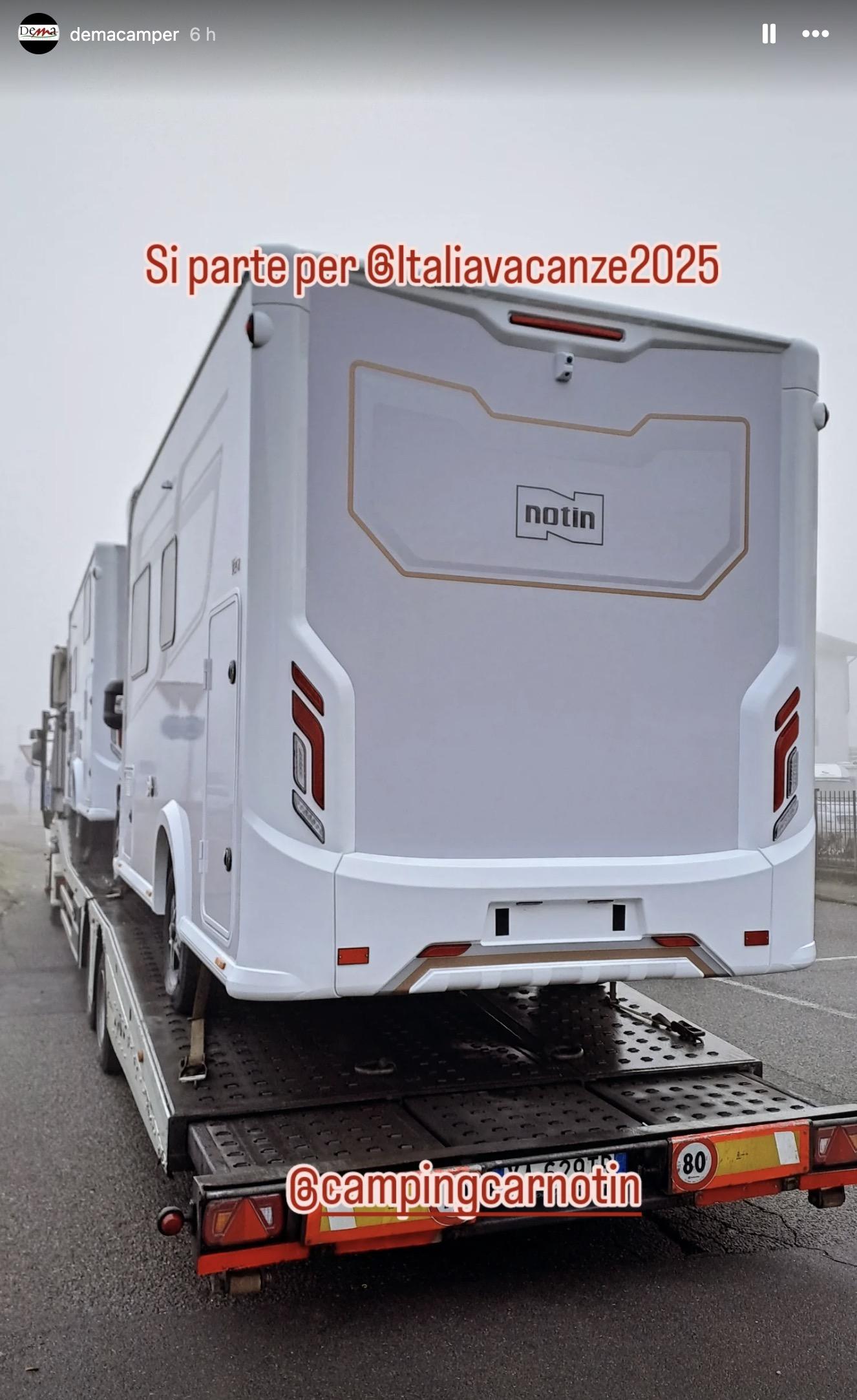 Esponiamo i modelli Notin a Italia Vacanze!