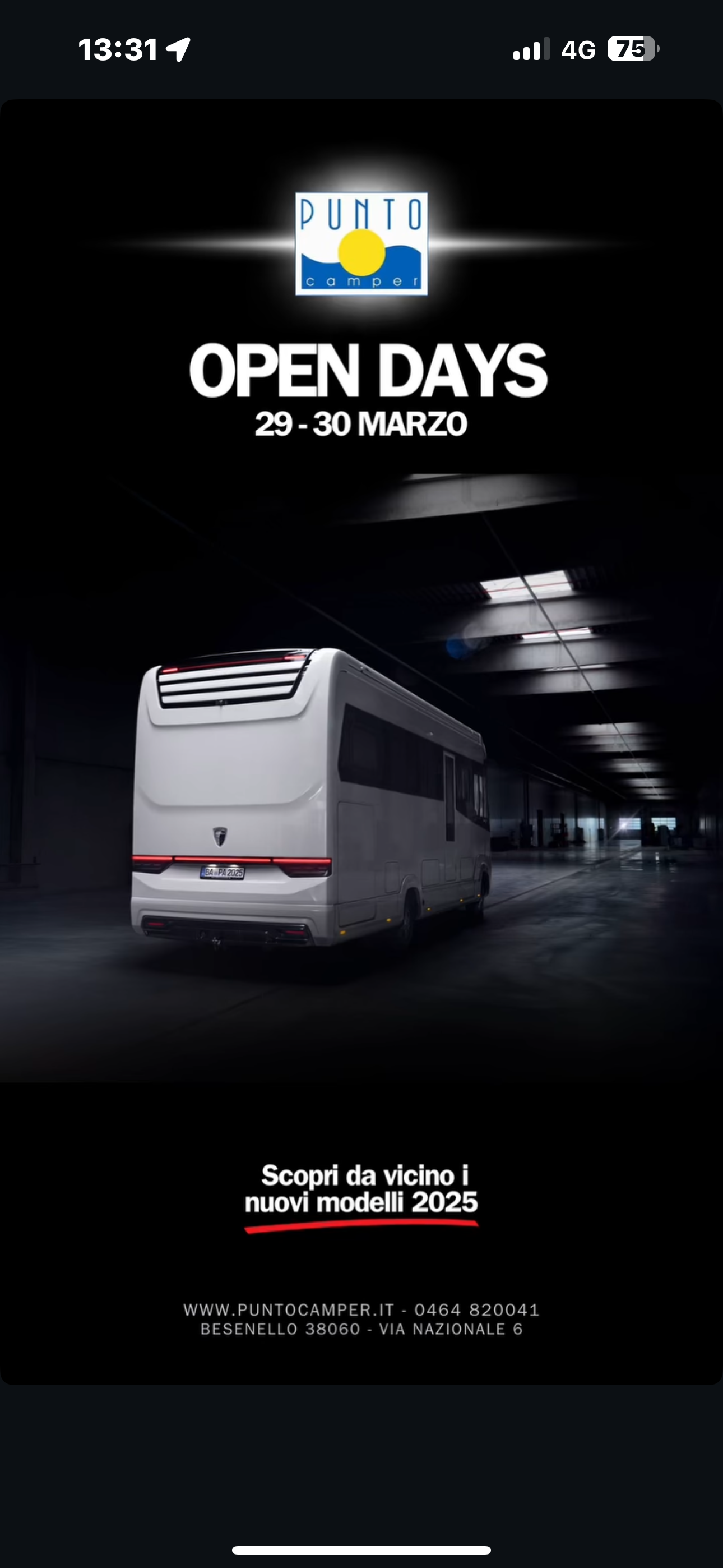 Open Days da Punto Camper