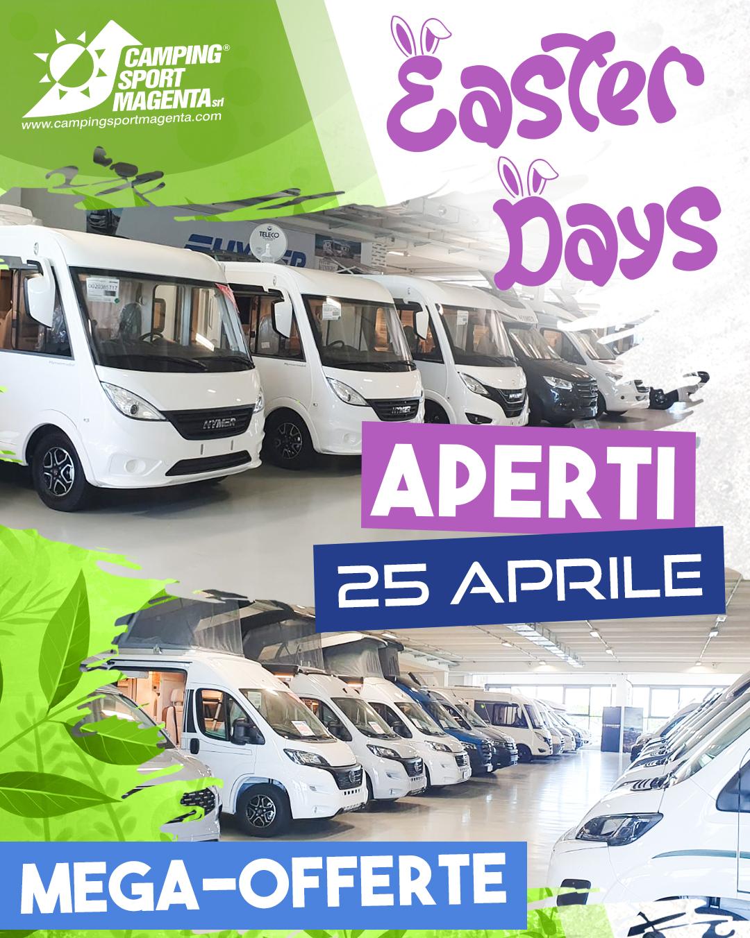 APERTI 25 - 26 - 27 APRILE