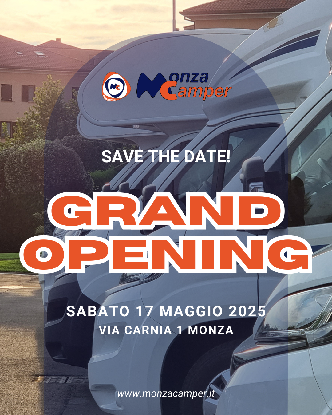 Inaugurazione nuovo market accessori a Monzacamper!