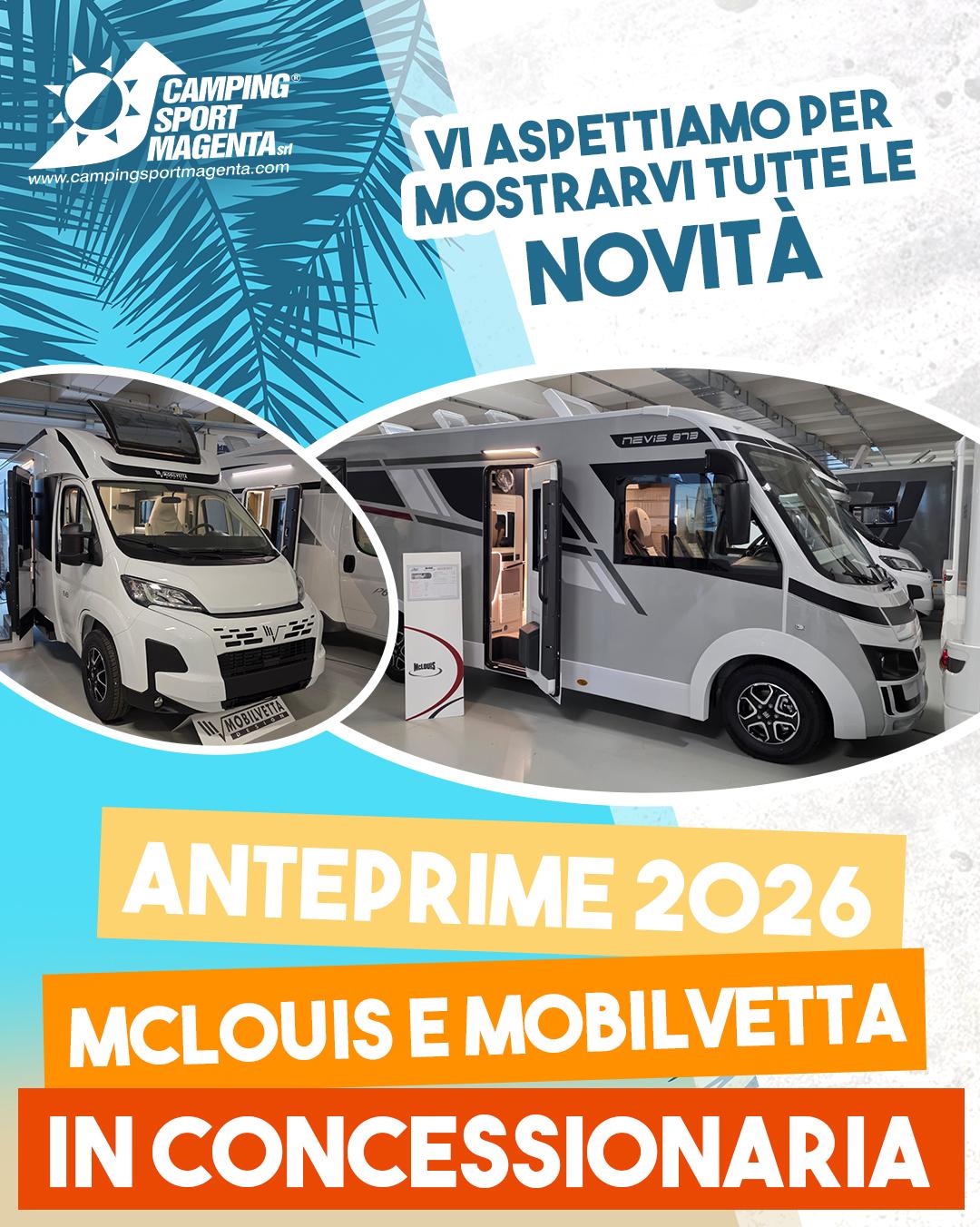 SABATO E DOMENICA ANTEPRIME MC LOUIS E MOBILVETTA ST. 2026