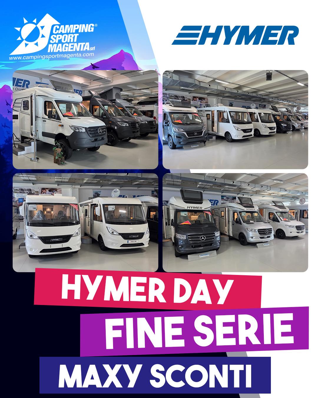 SABATO 18 E DOMENICA 19 PORTE APERTE CON GLI HYMER DAYS