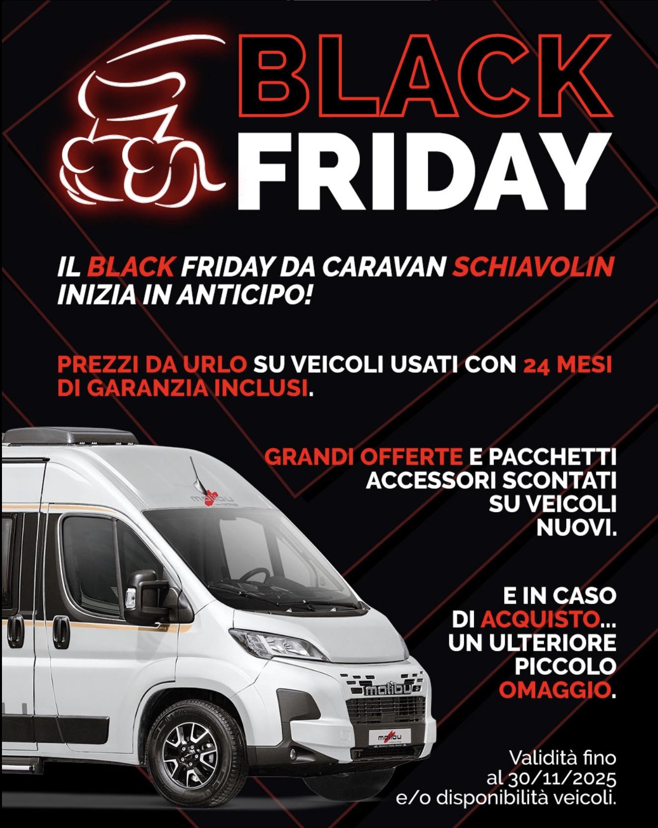 Da Caravan Schiavolin il Black Friday è in anticipo!