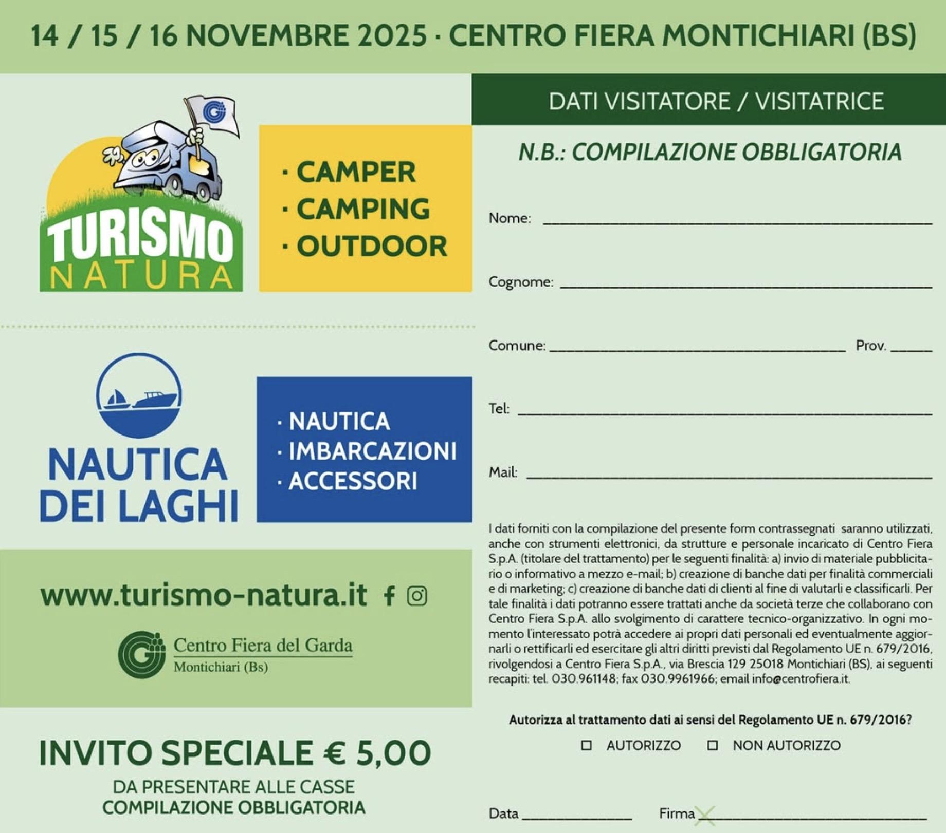 Vi aspettiamo a Turismo Natura!