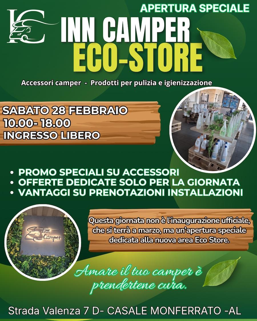 Inn Camper - apertura speciale Eco Store