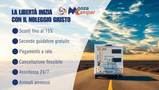 Prenota Online il tuo prossimo Noleggio con Monzacamper 