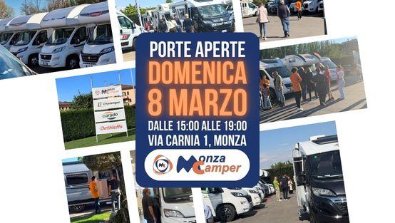 Porte Aperte - Domenica 8 Marzo da MonzaCamper