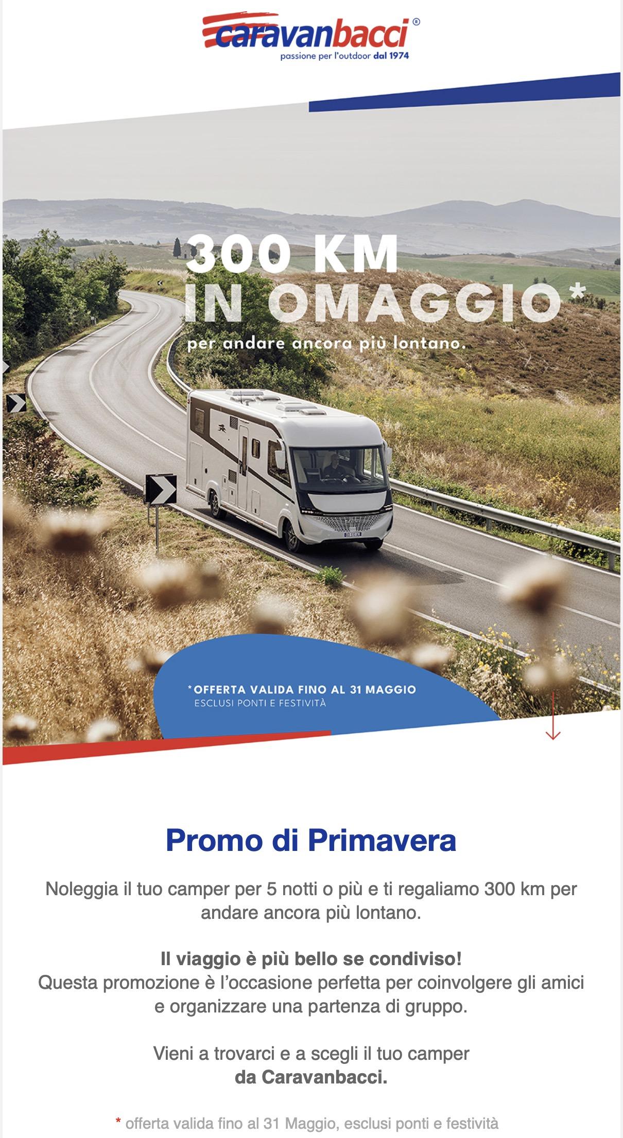 300 km in omaggio!