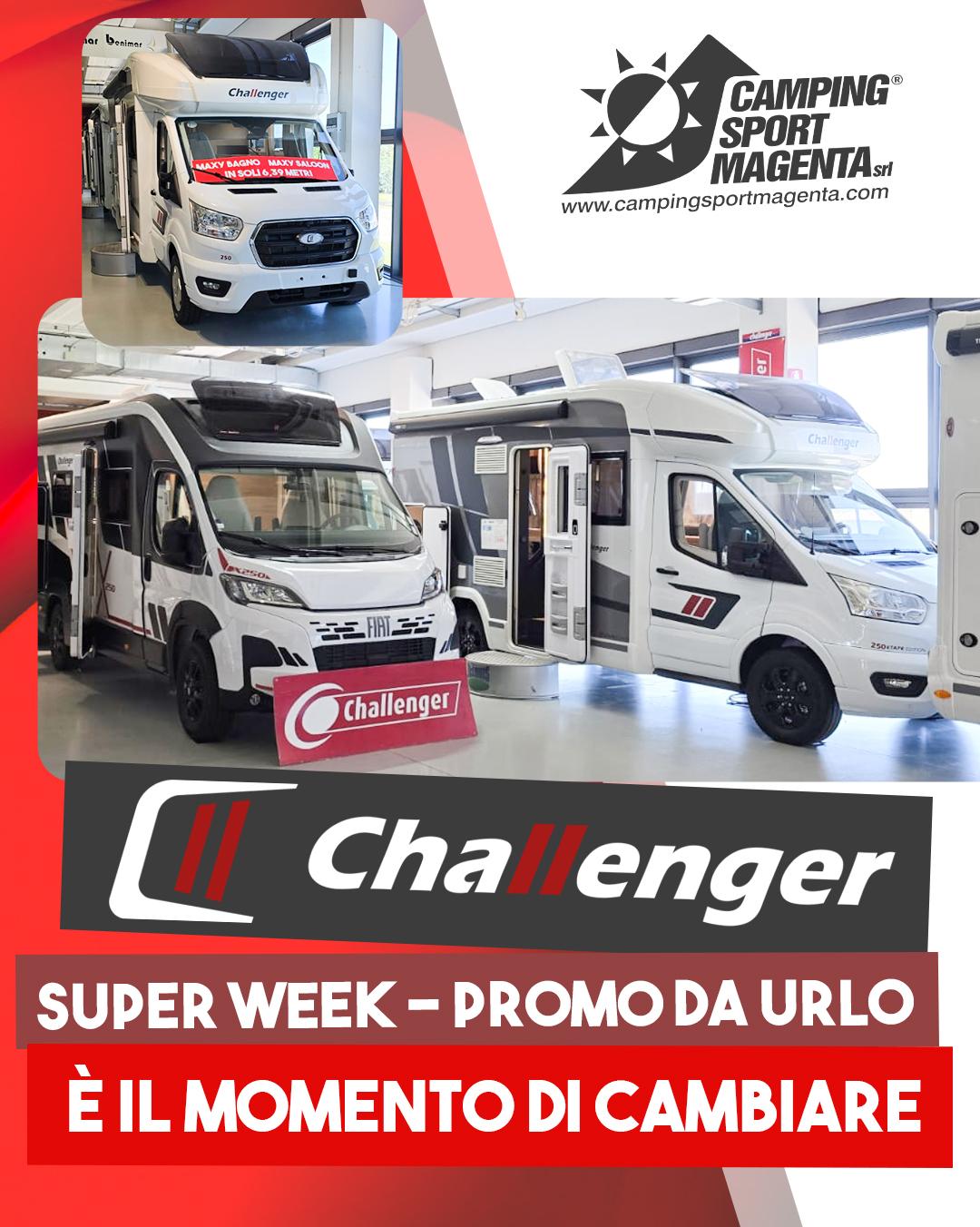 SABATO 16 E DOMENICA 17 SUPER WEEK-END CON CHALLENGER