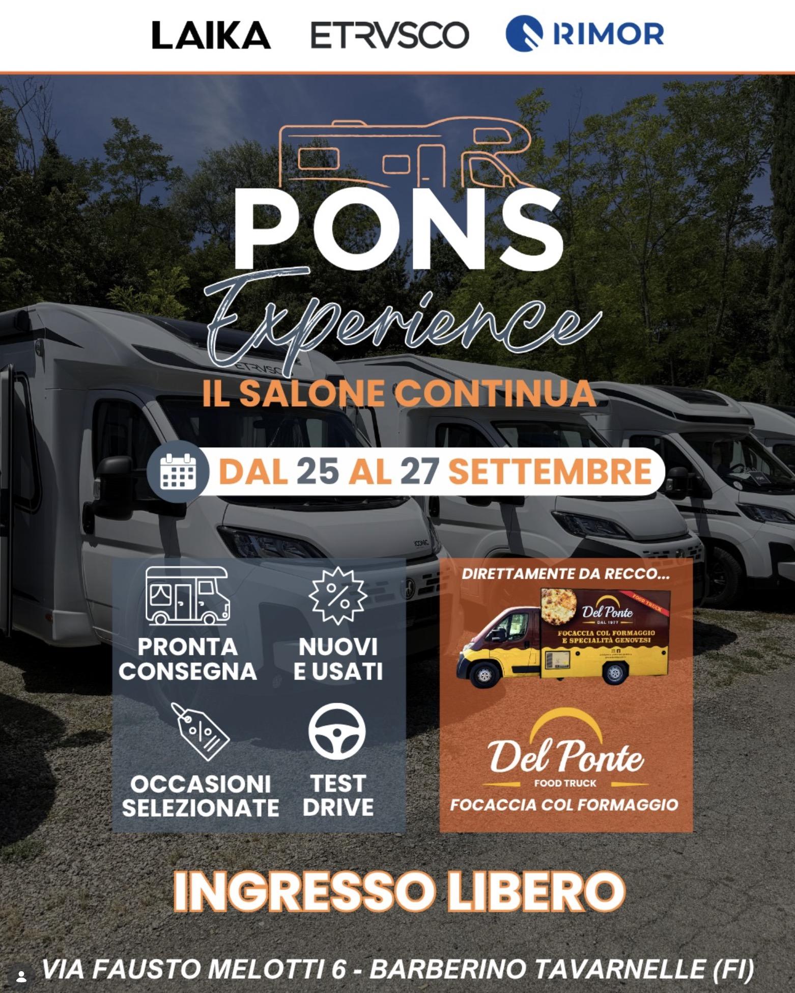 Pons Experince: il salone continua