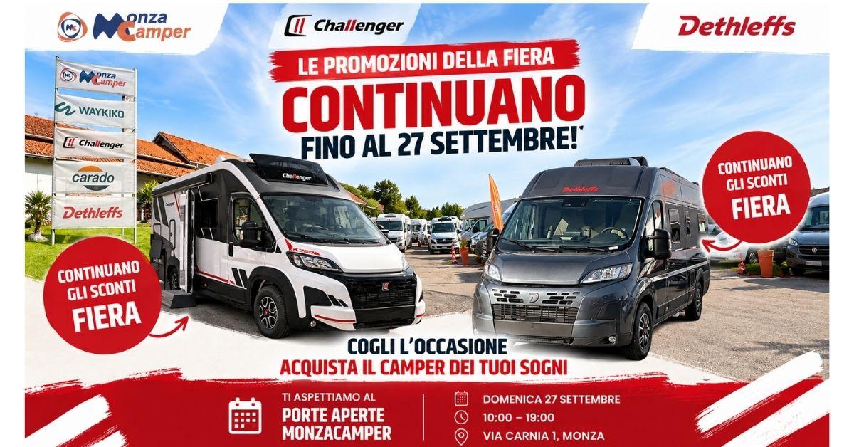LE PROMOZIONI FIERA CONTINUANO A MONZACAMPER 