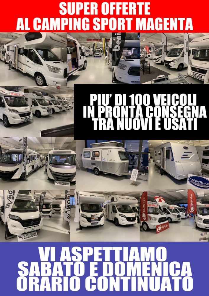 Porte aperte da Camping Sport Magenta.. speciale USATI
