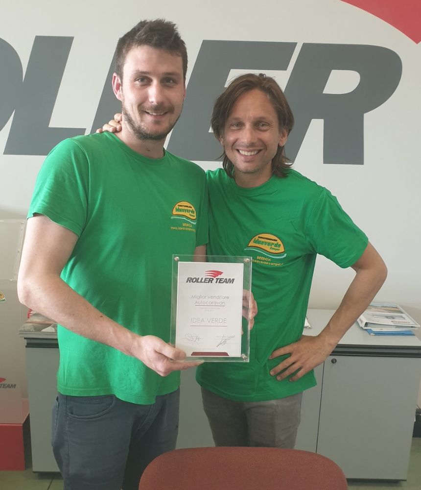 Roller Team premia Idea Verde Camper come miglior venditore 2018/19