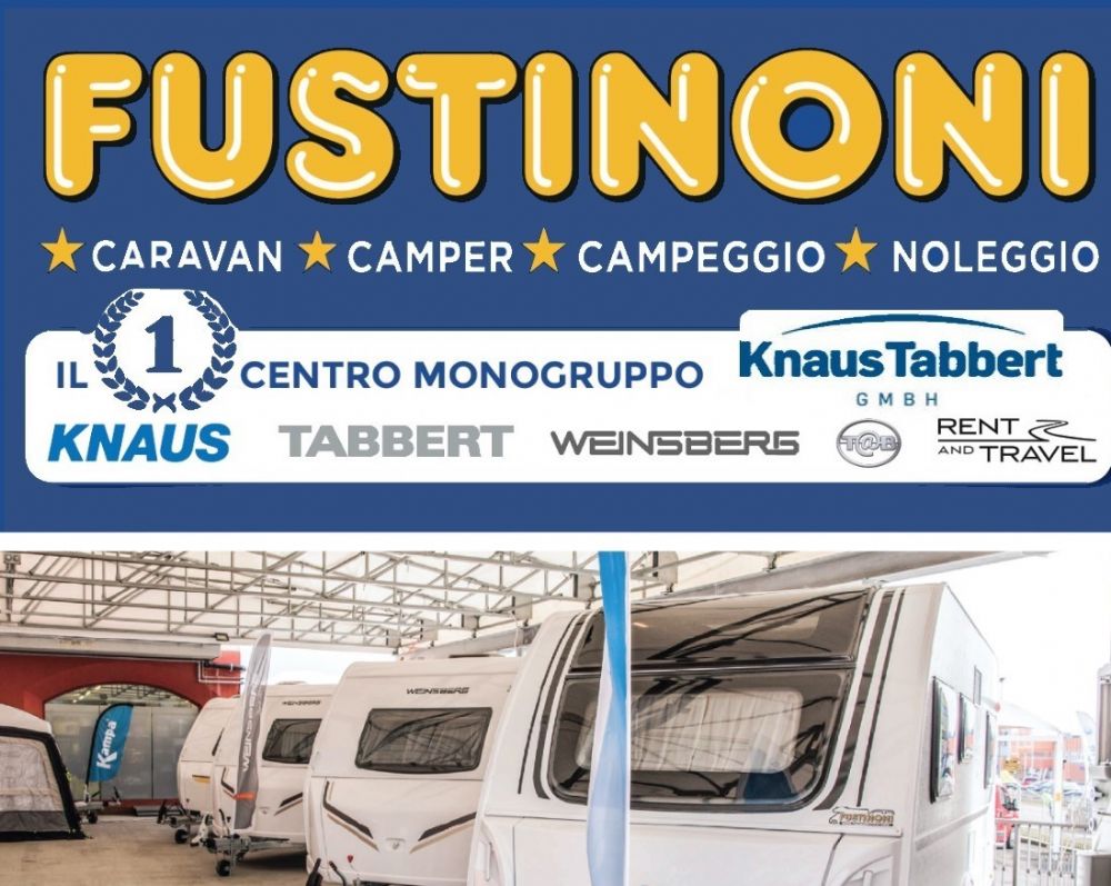 Fustinoni Sport diventa 1° centro monogruppo Knaus-Tabbert gmbh in Italia
