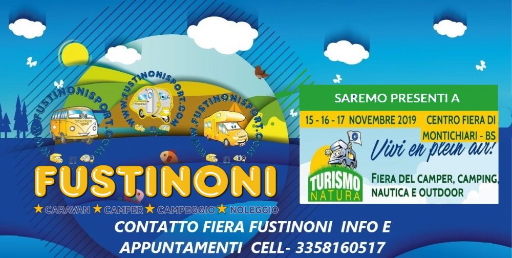 Turismo Natura Fiera del camper a Montichiari Brescia 15-17 Novembre 2019
