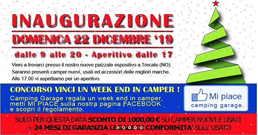 Inaugurazione nuovo piazzale espositivo a Trecate (NO)