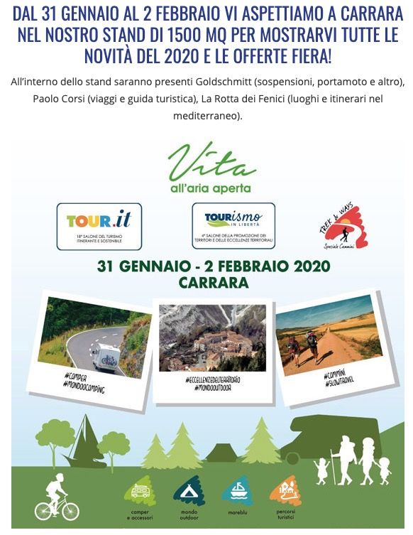 Vi aspettiamo a Carrara in fiera con le novità 2020