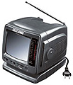TV Portatile con Radio AM/FM - Alimentazione 200Volt presa accendisigari auto a batterie normali o ricaricabili