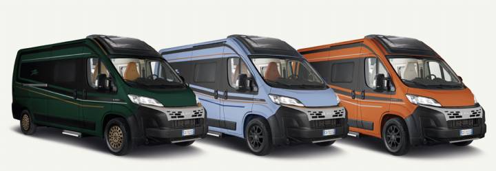 I tre colori del nuovo Laika Supremo CV 60